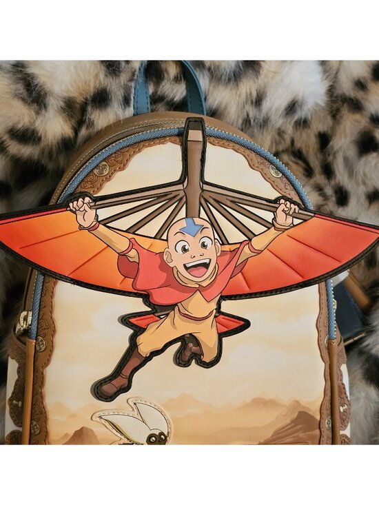 Avatar the Last Airbender  Loungefly Nickelodeon Aang Momo Mini Backpack NWT New main image 6